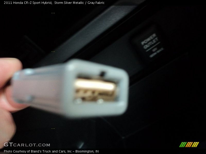 Storm Silver Metallic / Gray Fabric 2011 Honda CR-Z Sport Hybrid