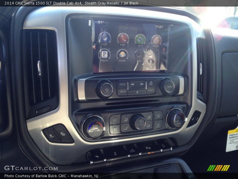 Stealth Gray Metallic / Jet Black 2014 GMC Sierra 1500 SLT Double Cab 4x4