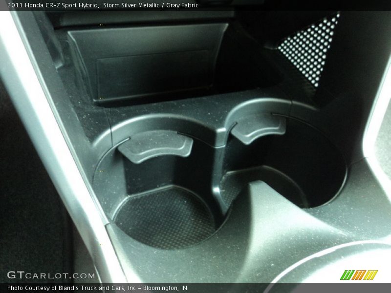 Storm Silver Metallic / Gray Fabric 2011 Honda CR-Z Sport Hybrid