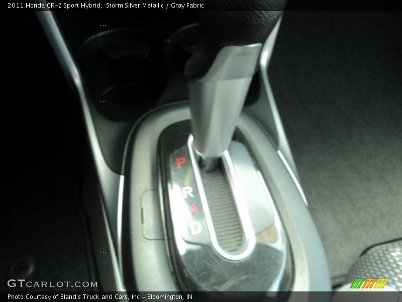 Storm Silver Metallic / Gray Fabric 2011 Honda CR-Z Sport Hybrid