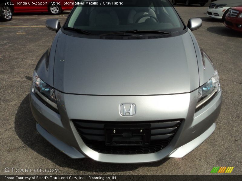 Storm Silver Metallic / Gray Fabric 2011 Honda CR-Z Sport Hybrid