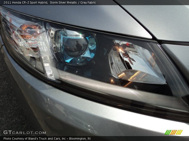 Storm Silver Metallic / Gray Fabric 2011 Honda CR-Z Sport Hybrid