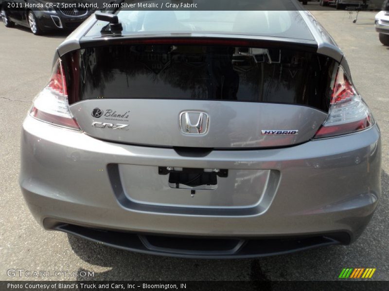 Storm Silver Metallic / Gray Fabric 2011 Honda CR-Z Sport Hybrid