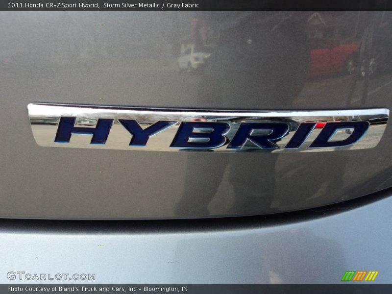 Storm Silver Metallic / Gray Fabric 2011 Honda CR-Z Sport Hybrid