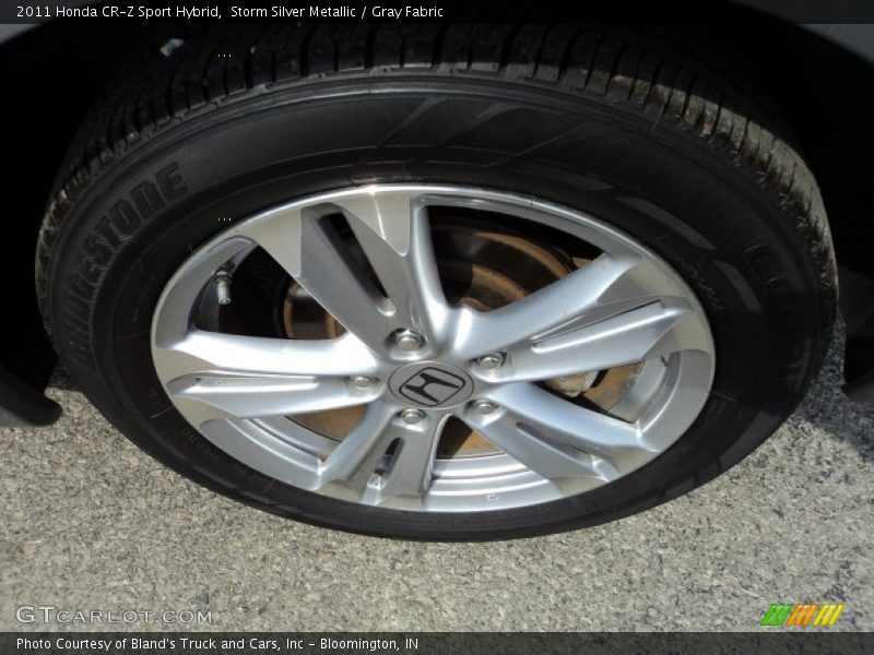 Storm Silver Metallic / Gray Fabric 2011 Honda CR-Z Sport Hybrid