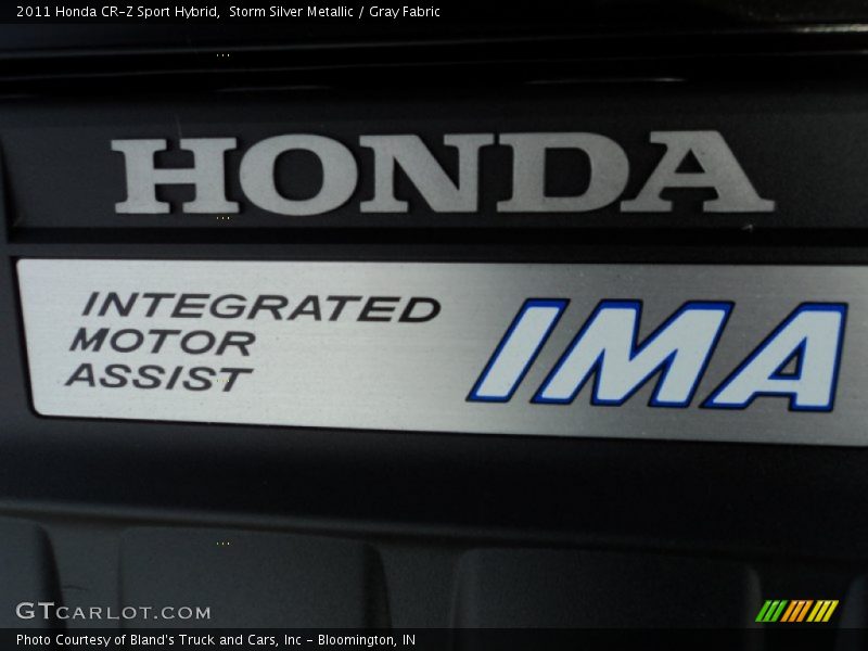 Storm Silver Metallic / Gray Fabric 2011 Honda CR-Z Sport Hybrid