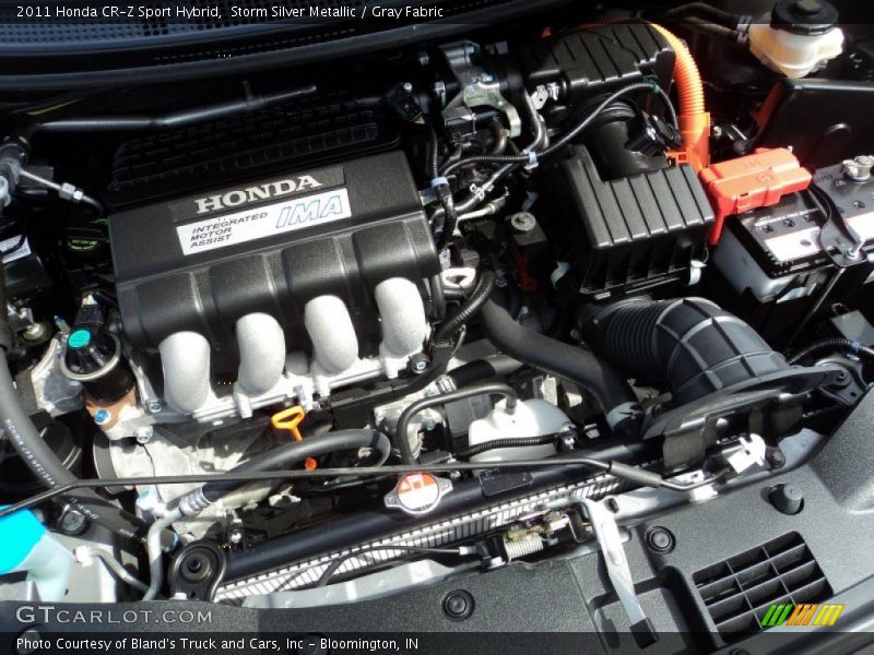 Storm Silver Metallic / Gray Fabric 2011 Honda CR-Z Sport Hybrid