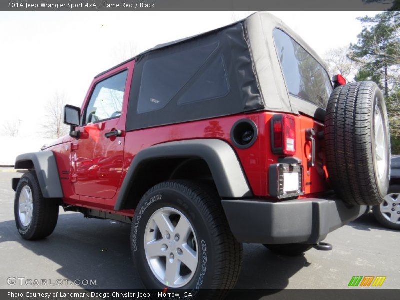 Flame Red / Black 2014 Jeep Wrangler Sport 4x4