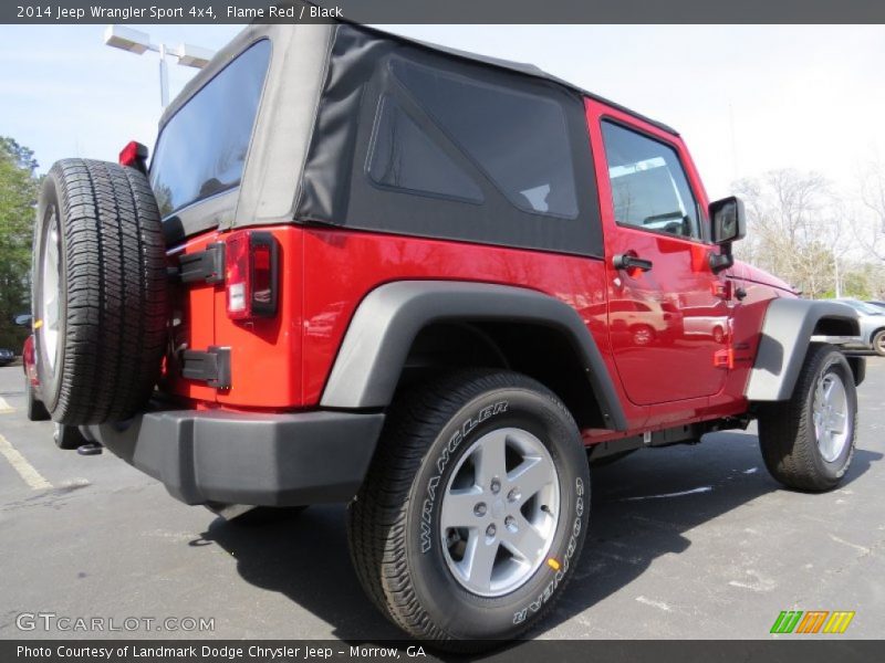 Flame Red / Black 2014 Jeep Wrangler Sport 4x4