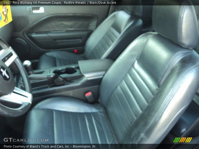 Redfire Metallic / Black/Dove Accent 2007 Ford Mustang V6 Premium Coupe