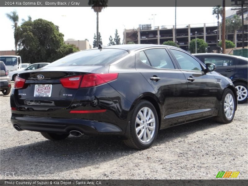 Ebony Black / Gray 2014 Kia Optima EX