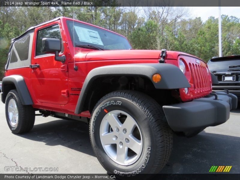 Flame Red / Black 2014 Jeep Wrangler Sport 4x4