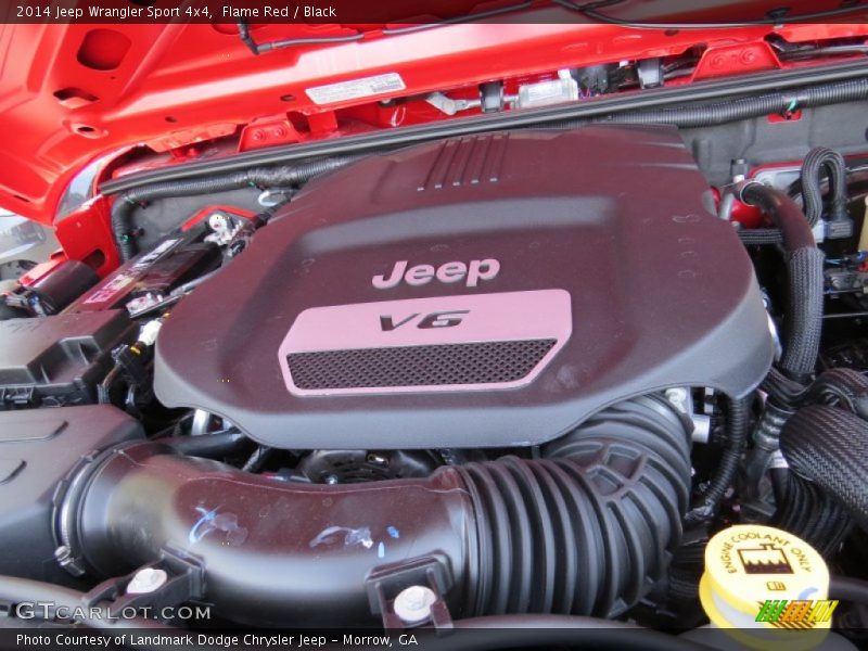 Flame Red / Black 2014 Jeep Wrangler Sport 4x4