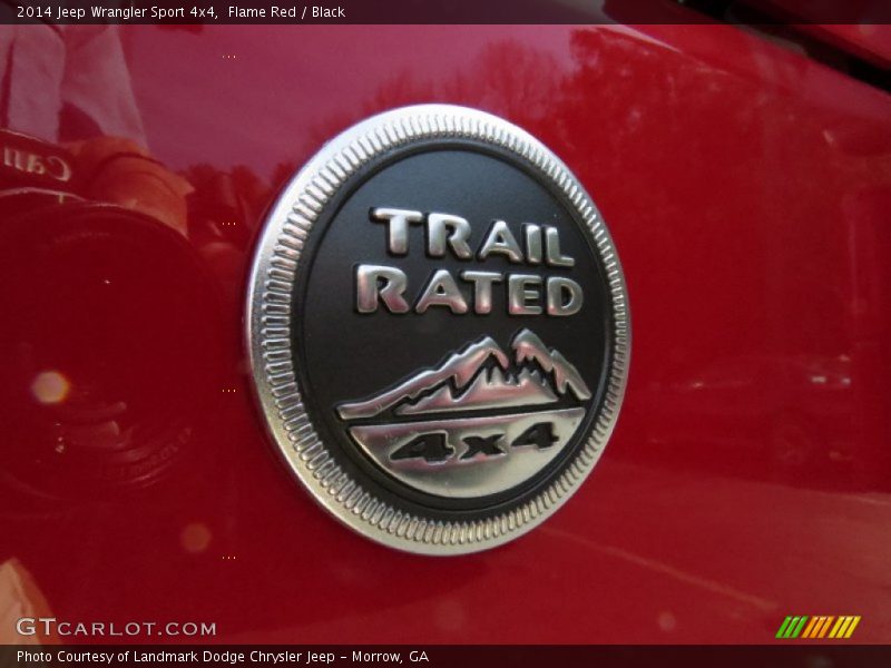 Flame Red / Black 2014 Jeep Wrangler Sport 4x4
