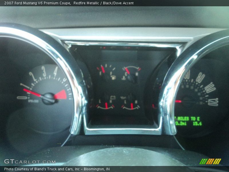 Redfire Metallic / Black/Dove Accent 2007 Ford Mustang V6 Premium Coupe