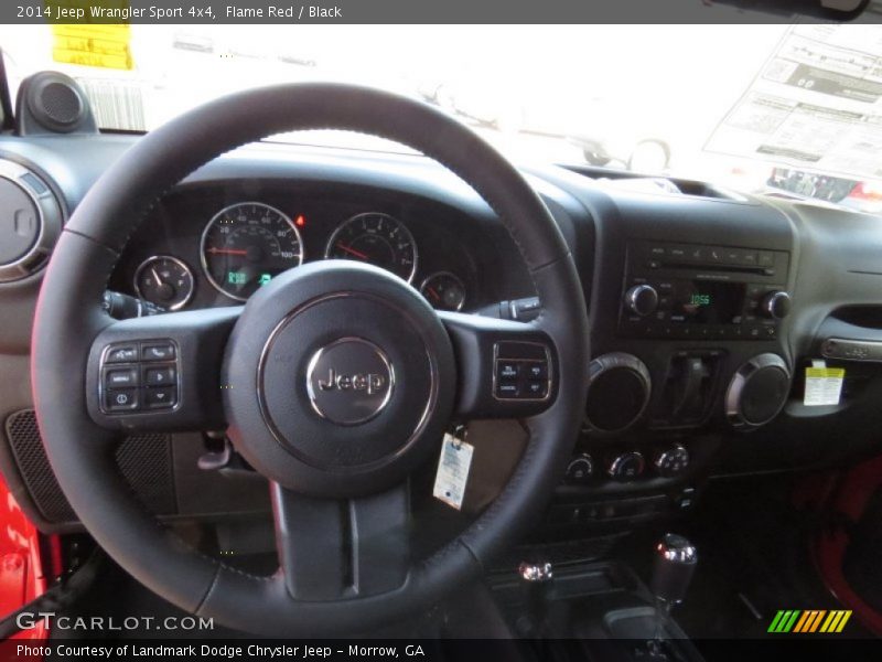 Flame Red / Black 2014 Jeep Wrangler Sport 4x4