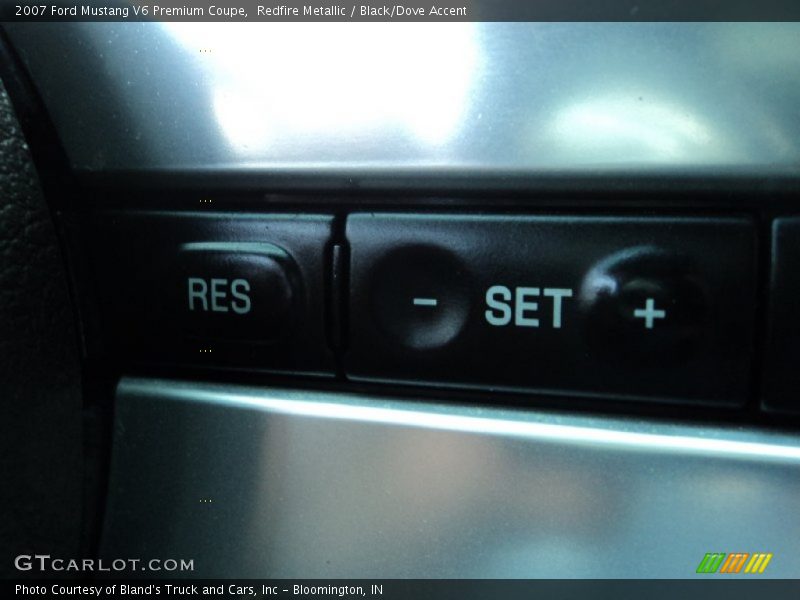 Redfire Metallic / Black/Dove Accent 2007 Ford Mustang V6 Premium Coupe