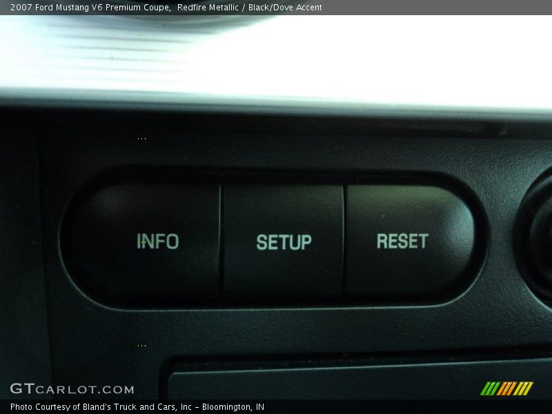 Redfire Metallic / Black/Dove Accent 2007 Ford Mustang V6 Premium Coupe