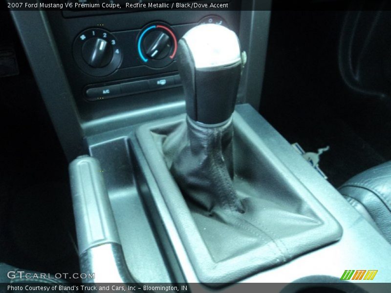 Redfire Metallic / Black/Dove Accent 2007 Ford Mustang V6 Premium Coupe