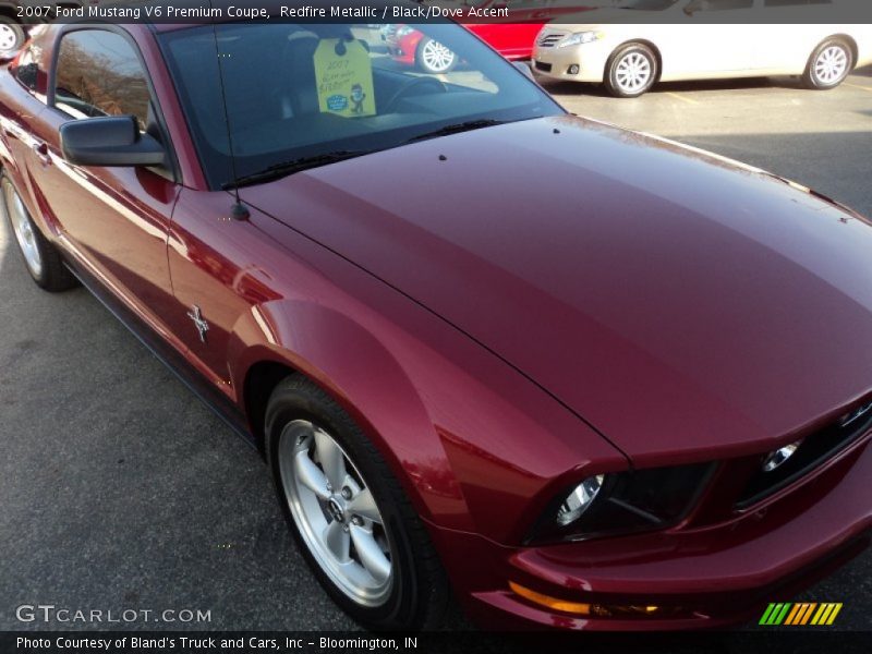 Redfire Metallic / Black/Dove Accent 2007 Ford Mustang V6 Premium Coupe