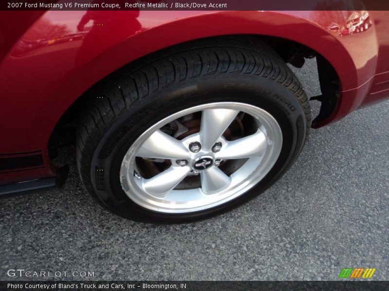 Redfire Metallic / Black/Dove Accent 2007 Ford Mustang V6 Premium Coupe
