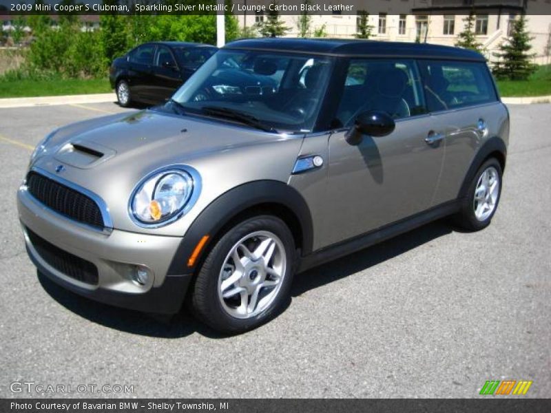 Sparkling Silver Metallic / Lounge Carbon Black Leather 2009 Mini Cooper S Clubman