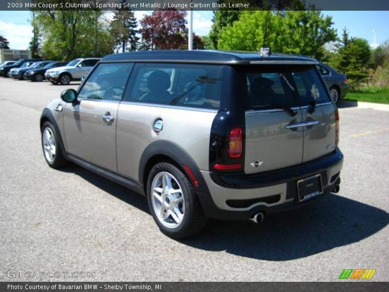 Sparkling Silver Metallic / Lounge Carbon Black Leather 2009 Mini Cooper S Clubman