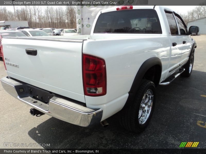 Bright White / Dark Slate Gray 2002 Dodge Ram 1500 SLT Quad Cab 4x4