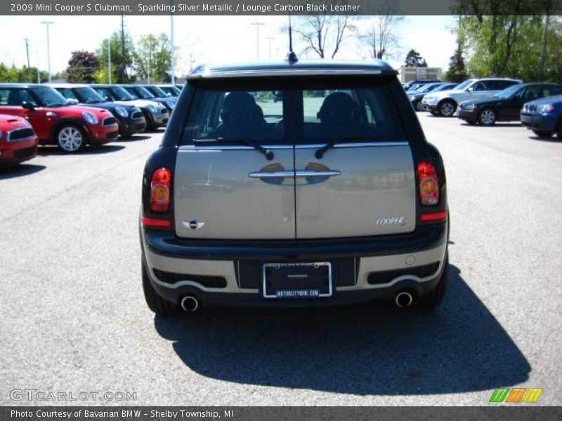 Sparkling Silver Metallic / Lounge Carbon Black Leather 2009 Mini Cooper S Clubman
