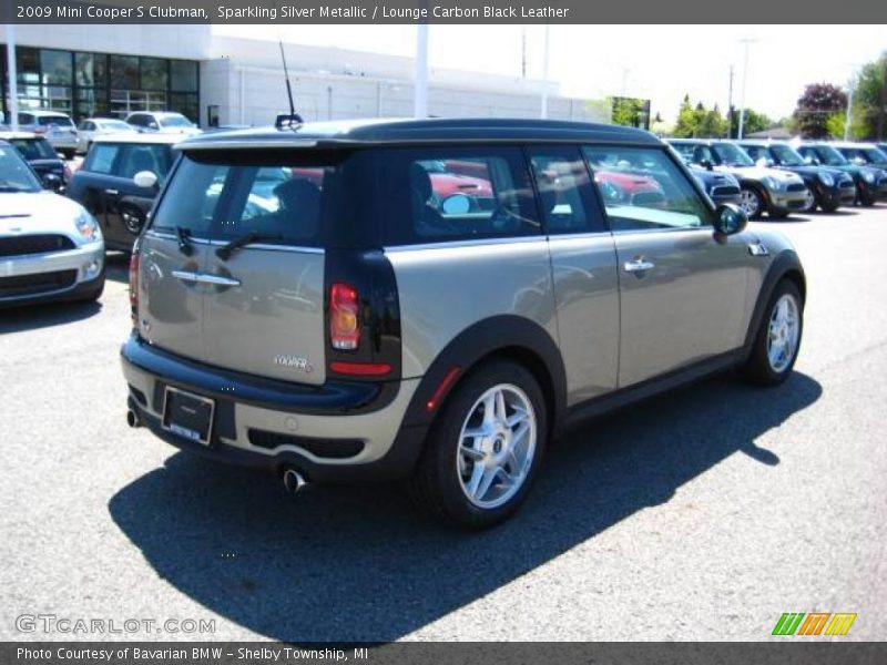 Sparkling Silver Metallic / Lounge Carbon Black Leather 2009 Mini Cooper S Clubman