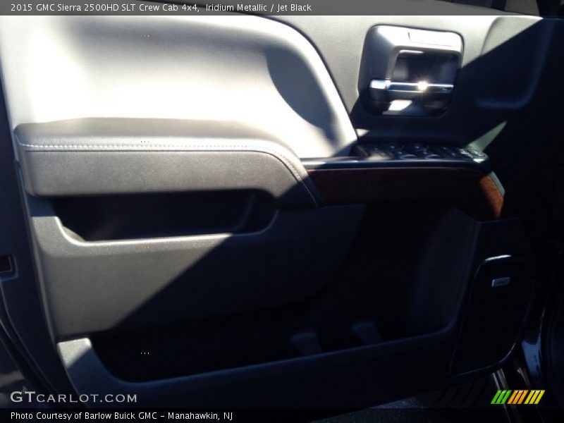 Iridium Metallic / Jet Black 2015 GMC Sierra 2500HD SLT Crew Cab 4x4