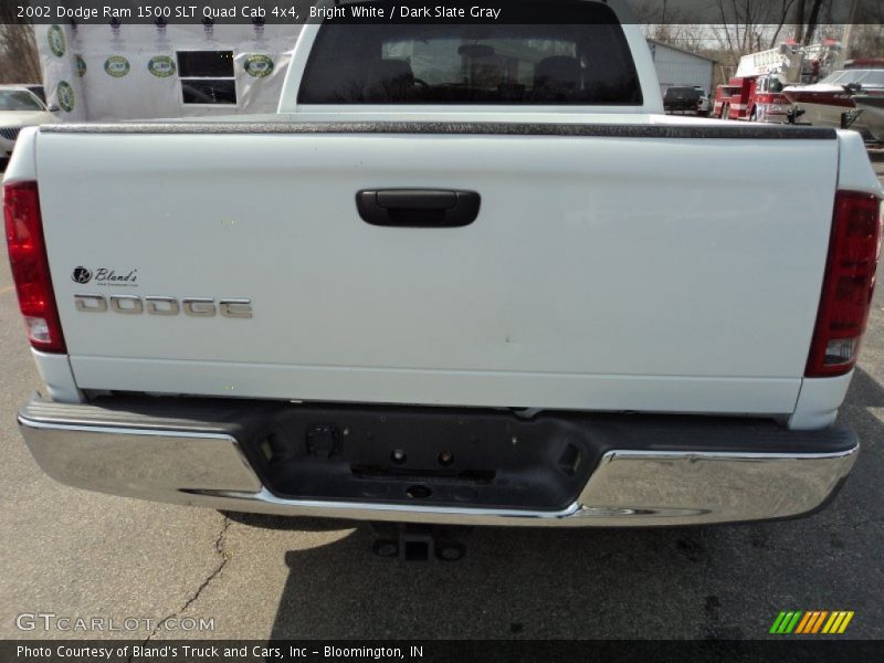 Bright White / Dark Slate Gray 2002 Dodge Ram 1500 SLT Quad Cab 4x4