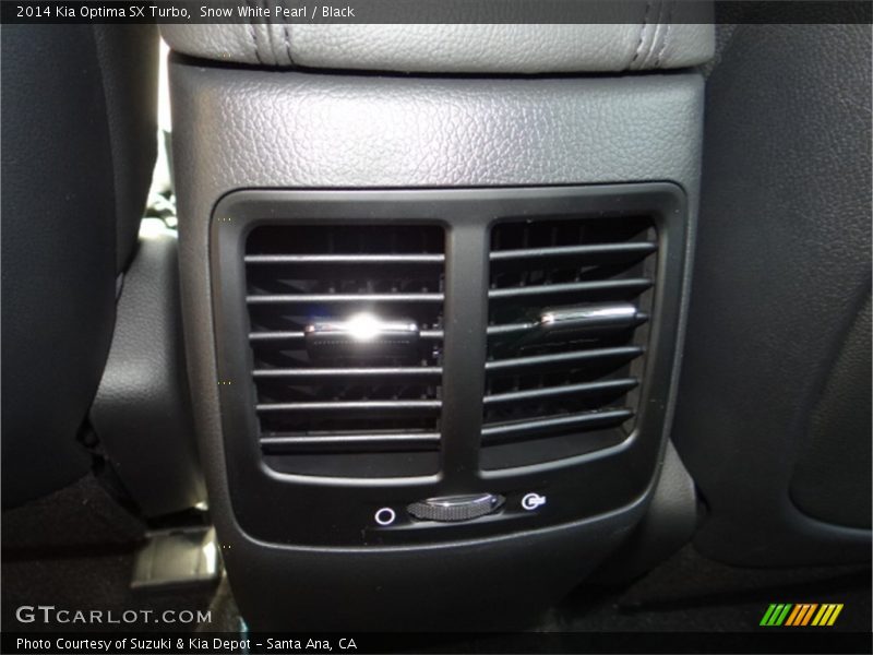 Snow White Pearl / Black 2014 Kia Optima SX Turbo