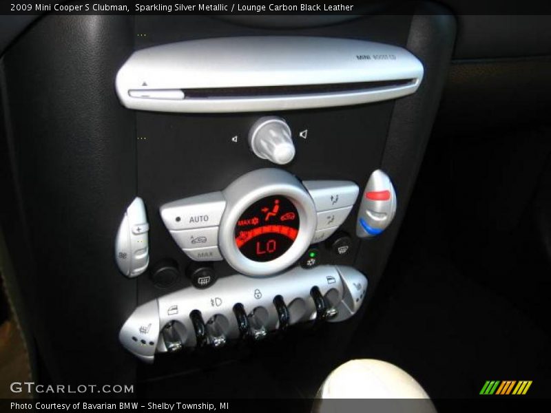 Sparkling Silver Metallic / Lounge Carbon Black Leather 2009 Mini Cooper S Clubman