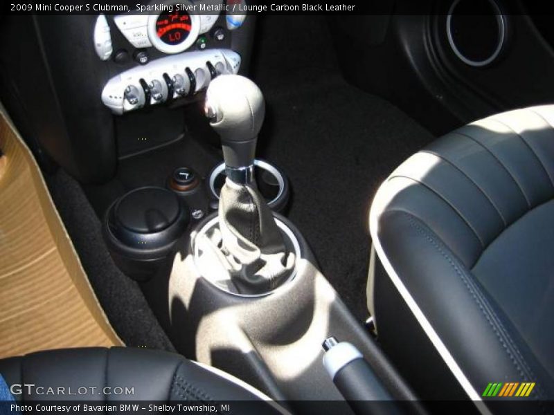 Sparkling Silver Metallic / Lounge Carbon Black Leather 2009 Mini Cooper S Clubman