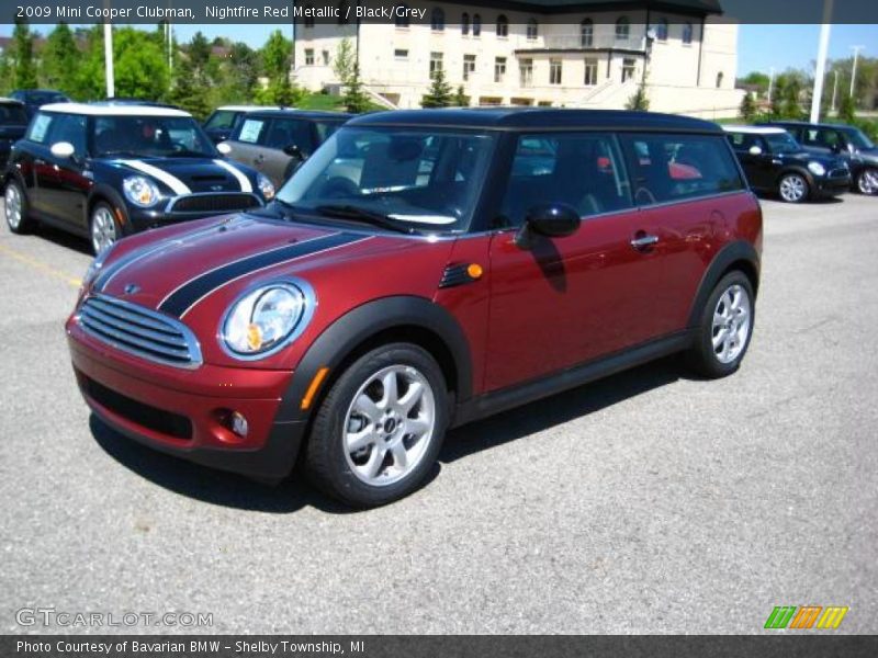 Nightfire Red Metallic / Black/Grey 2009 Mini Cooper Clubman