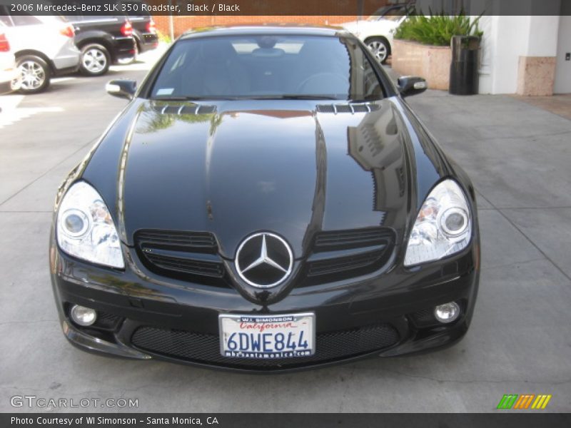 Black / Black 2006 Mercedes-Benz SLK 350 Roadster