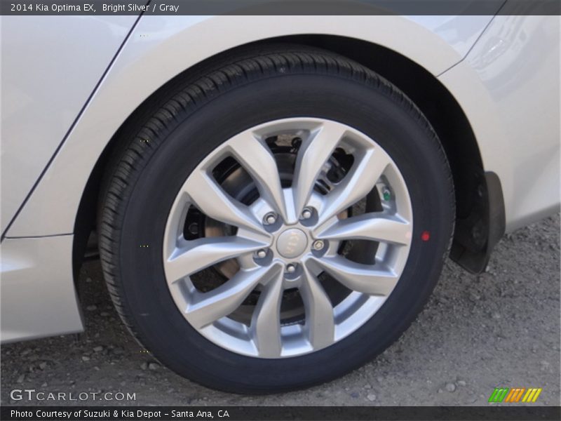 Bright Silver / Gray 2014 Kia Optima EX