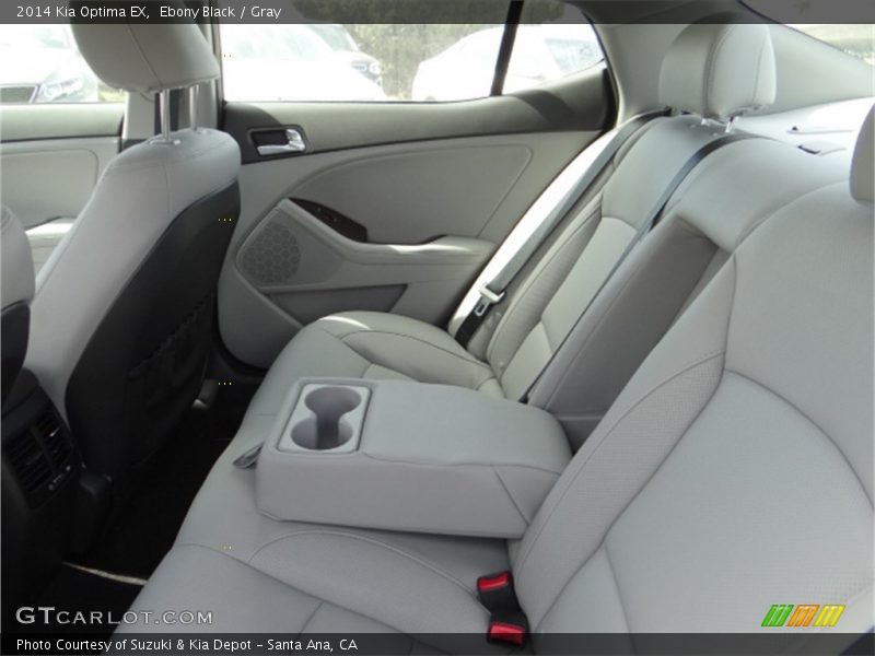 Ebony Black / Gray 2014 Kia Optima EX
