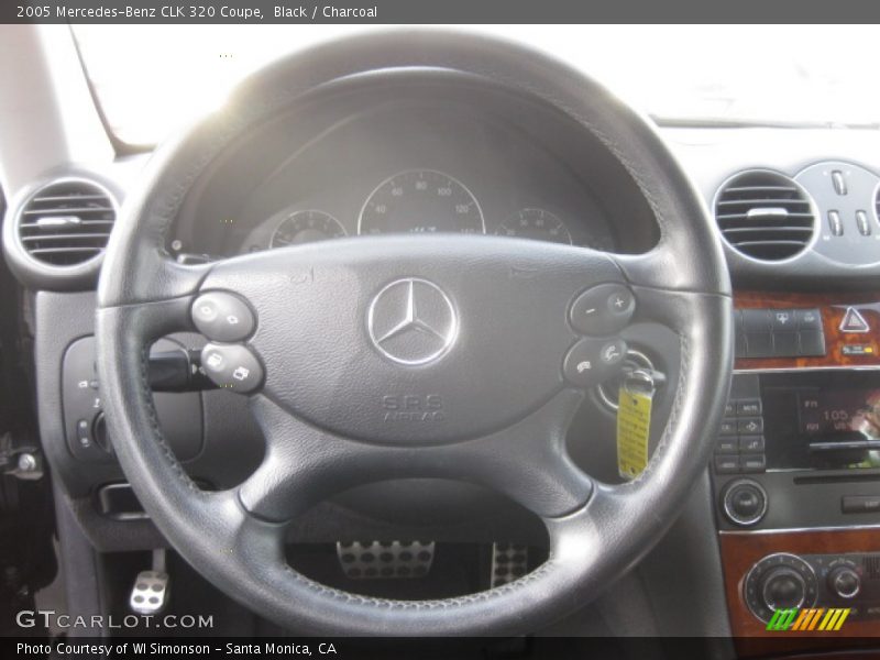 Black / Charcoal 2005 Mercedes-Benz CLK 320 Coupe