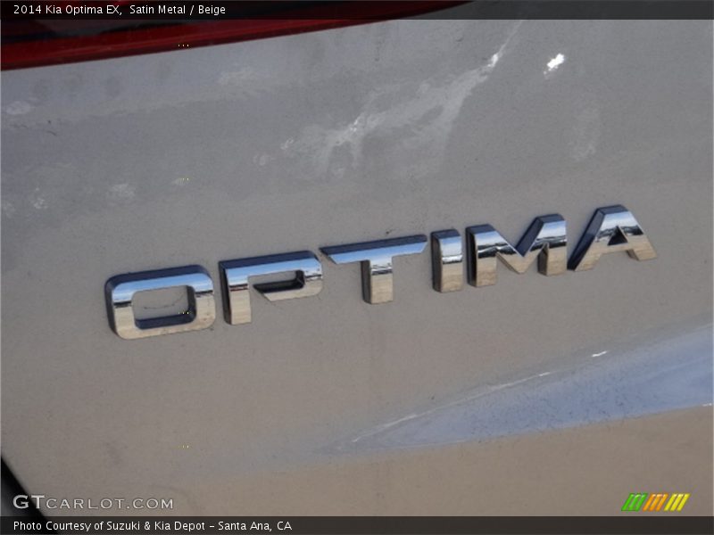 Satin Metal / Beige 2014 Kia Optima EX