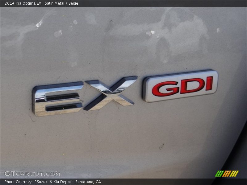 Satin Metal / Beige 2014 Kia Optima EX