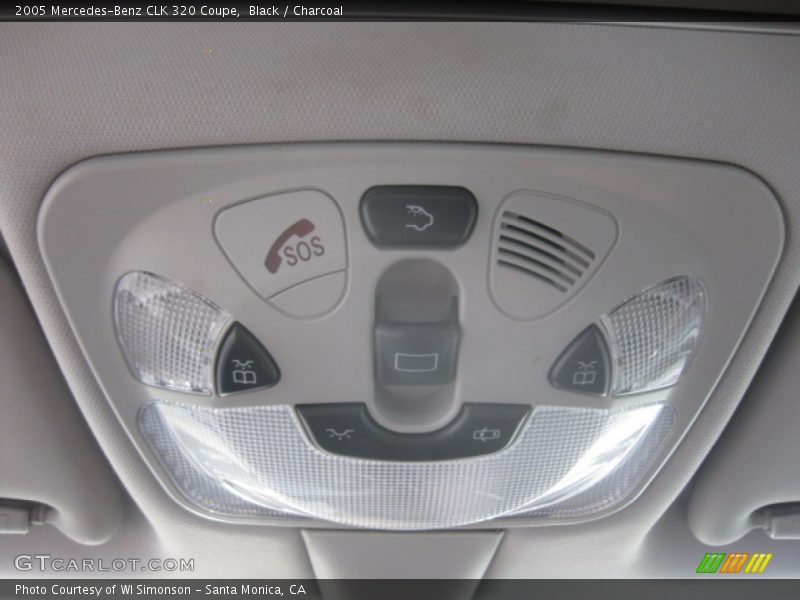 Black / Charcoal 2005 Mercedes-Benz CLK 320 Coupe