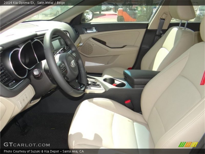 Satin Metal / Beige 2014 Kia Optima EX