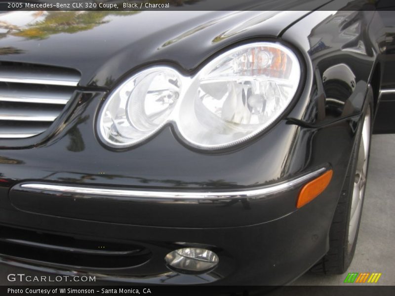 Black / Charcoal 2005 Mercedes-Benz CLK 320 Coupe