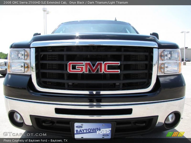 Onyx Black / Dark Titanium/Light Titanium 2008 GMC Sierra 2500HD SLE Extended Cab