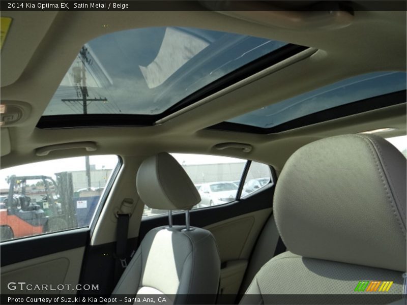 Satin Metal / Beige 2014 Kia Optima EX