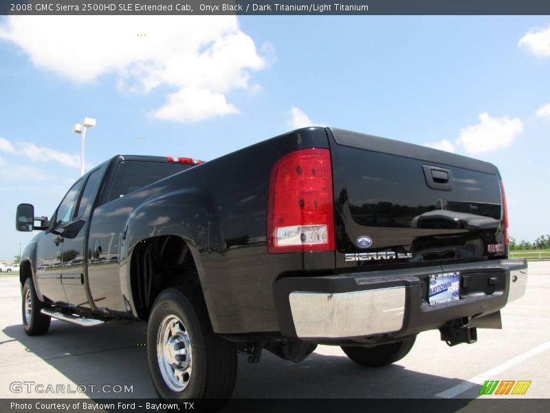 Onyx Black / Dark Titanium/Light Titanium 2008 GMC Sierra 2500HD SLE Extended Cab