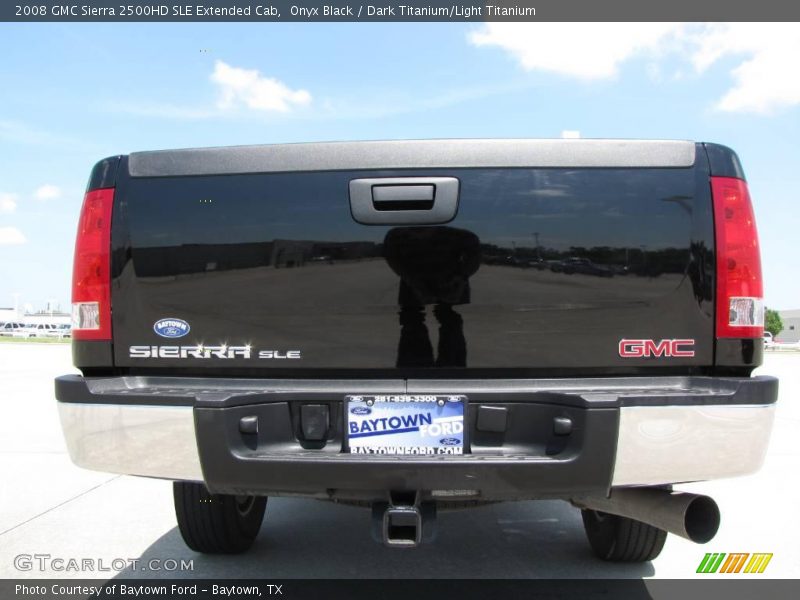Onyx Black / Dark Titanium/Light Titanium 2008 GMC Sierra 2500HD SLE Extended Cab