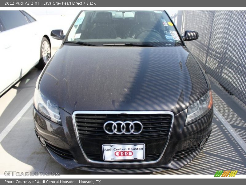 Lava Gray Pearl Effect / Black 2012 Audi A3 2.0T